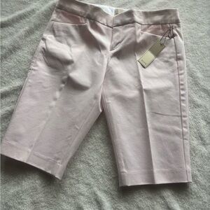 ecru Women's Pale Pink Tailored Bermuda Shorts